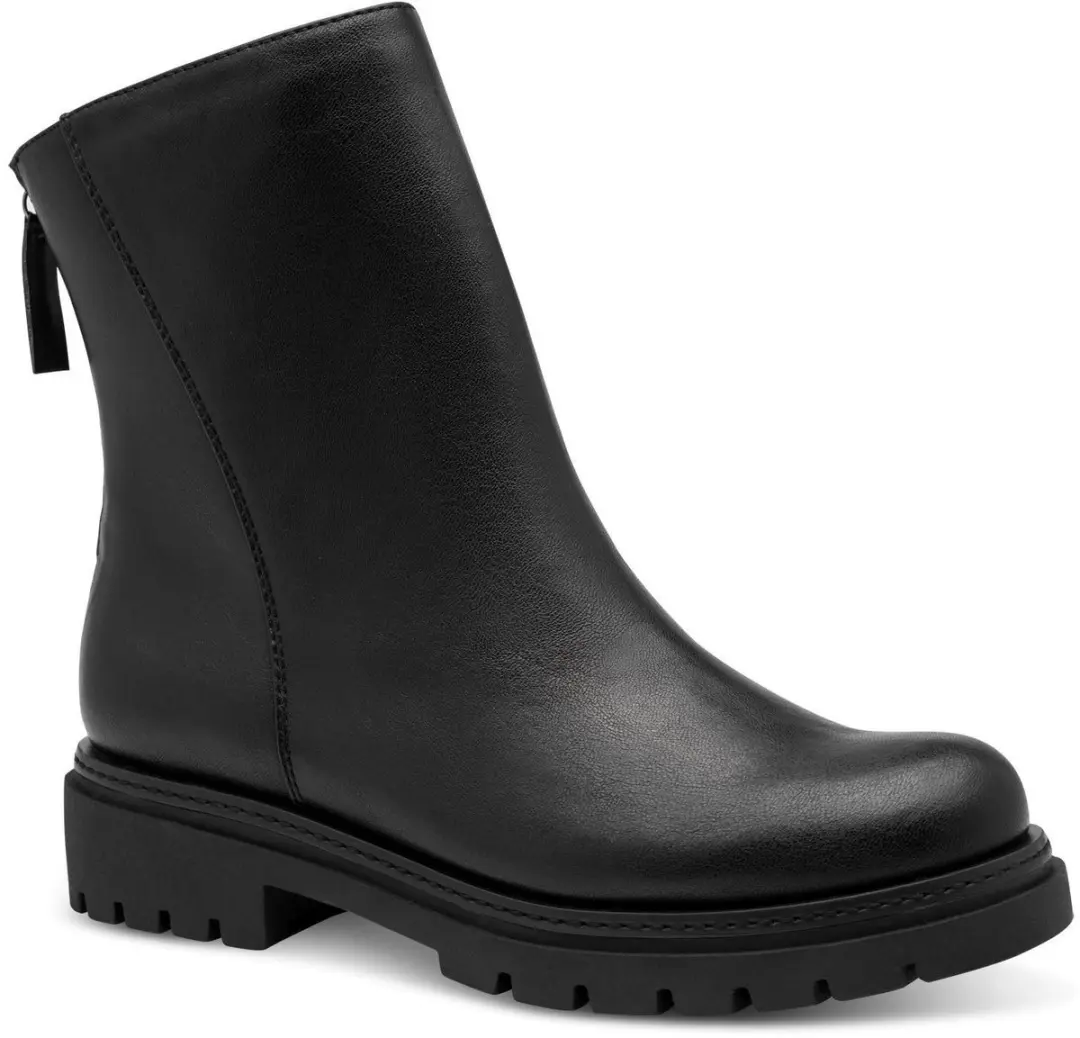 Marco Tozzi Dames Enkellaarsje 2-25417-47 001 F-breedte Maat: 37 EU