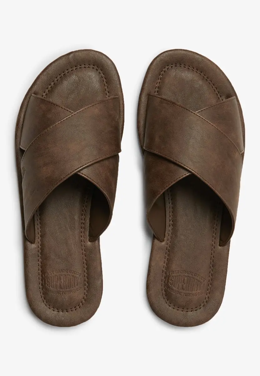 Superdry Vintage Cross Strap Slippers - Heren - afbeelding 4 van 6