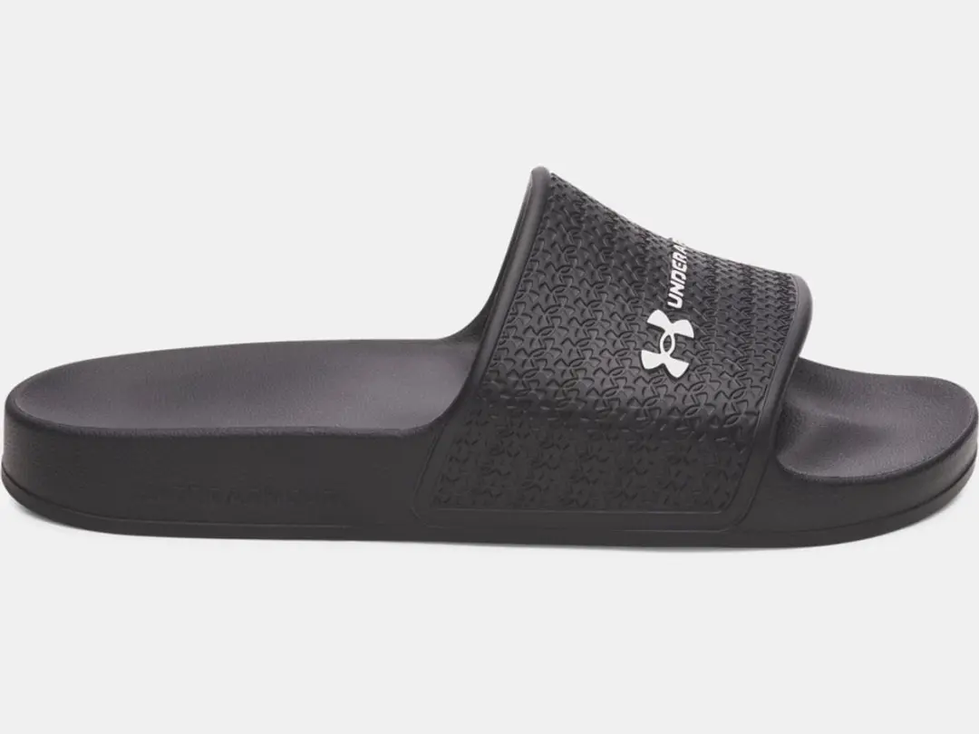 Under Armour UA ARMR SLIDE LITE-BLK Heren Slippers - Zwart/Wit - afbeelding 6 van 6