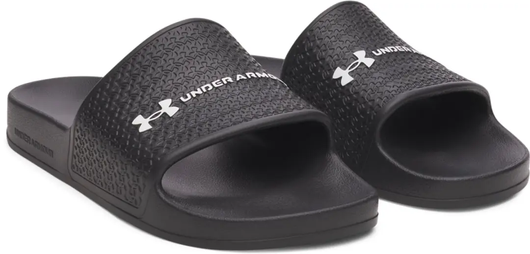 Under Armour UA ARMR SLIDE LITE-BLK Heren Slippers - Zwart/Wit