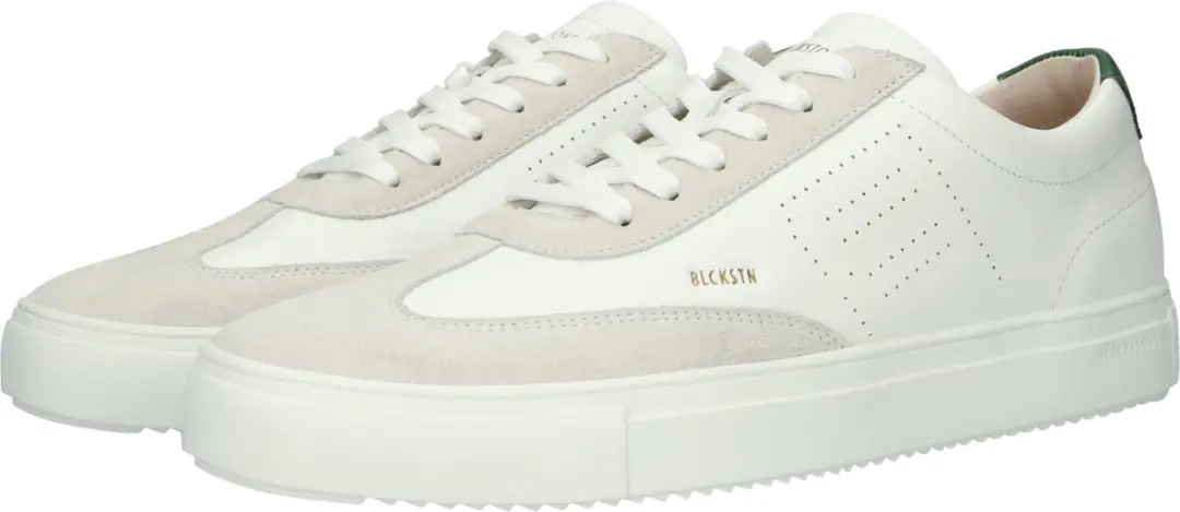 Blackstone SLATE HARPER PERF DG518.WGRN Sneakers - Heren - Wit/ Groen - 44 - afbeelding 5 van 6