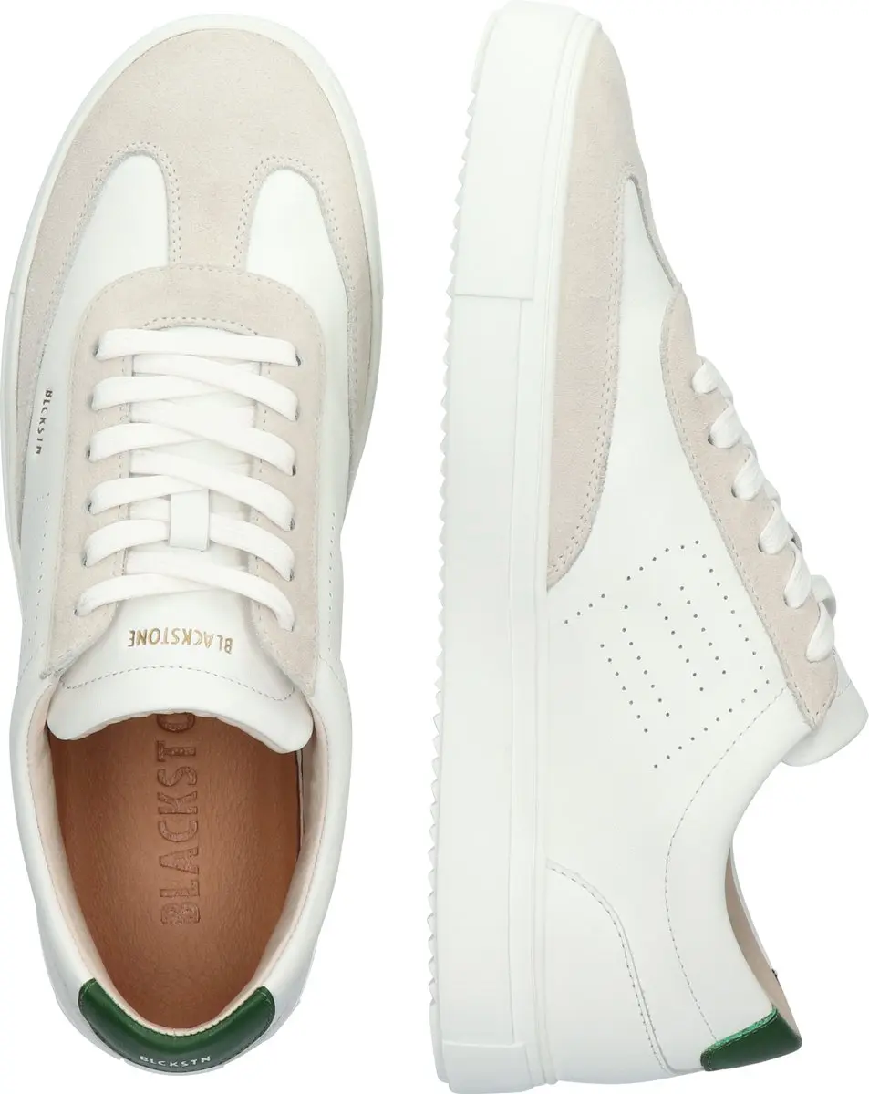 Blackstone SLATE HARPER PERF DG518.WGRN Sneakers - Heren - Wit/ Groen - 44 - afbeelding 6 van 6