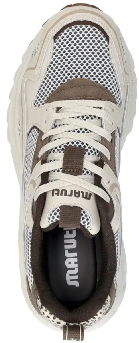 Maruti Novi Dames Leren Sneakers - Wit - Maat 36 - afbeelding 5 van 6
