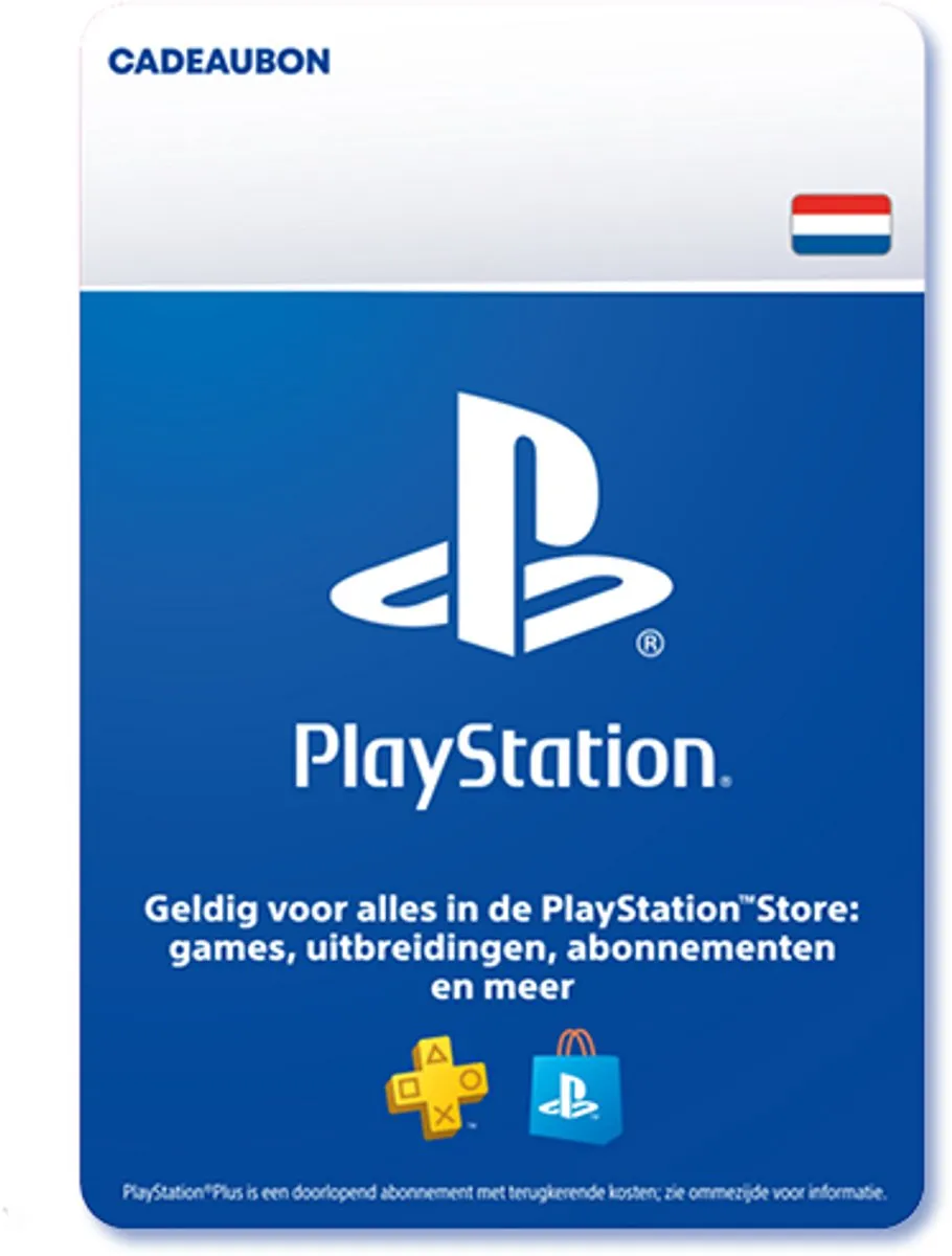PlayStation Cadeaubon - Fysieke Giftcard - 50EUR - Nederland