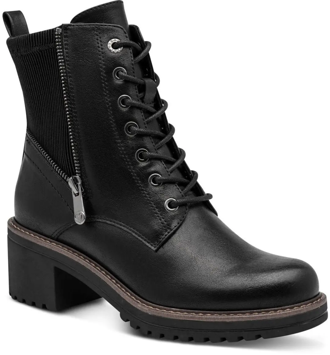 Marco Tozzi Dames Enkellaarsje 2-25214-47 001 F-breedte Maat: 41 EU