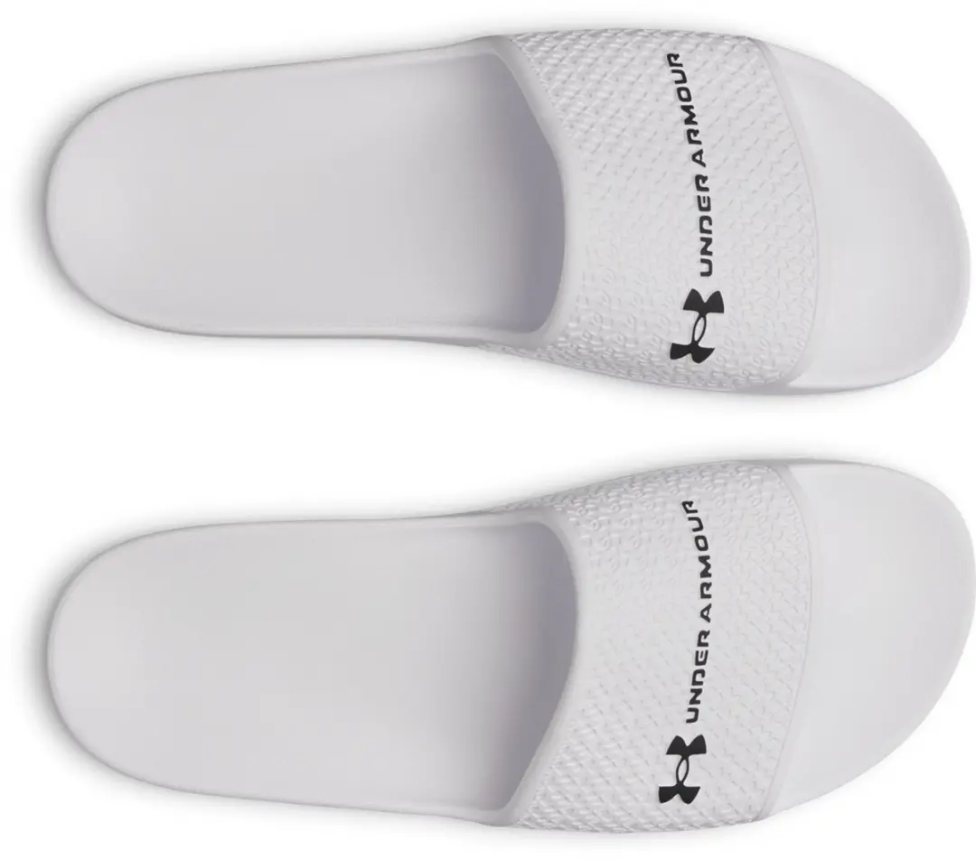 Under Armour UA ARMR SLIDE LITE Heren Slippers - Wit/Zwart - afbeelding 4 van 5