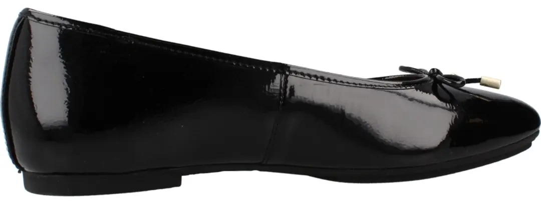 FITFLOP DELICATO BOW TEXTURED PATENT-LEATHER BAL Zwart 40 EU