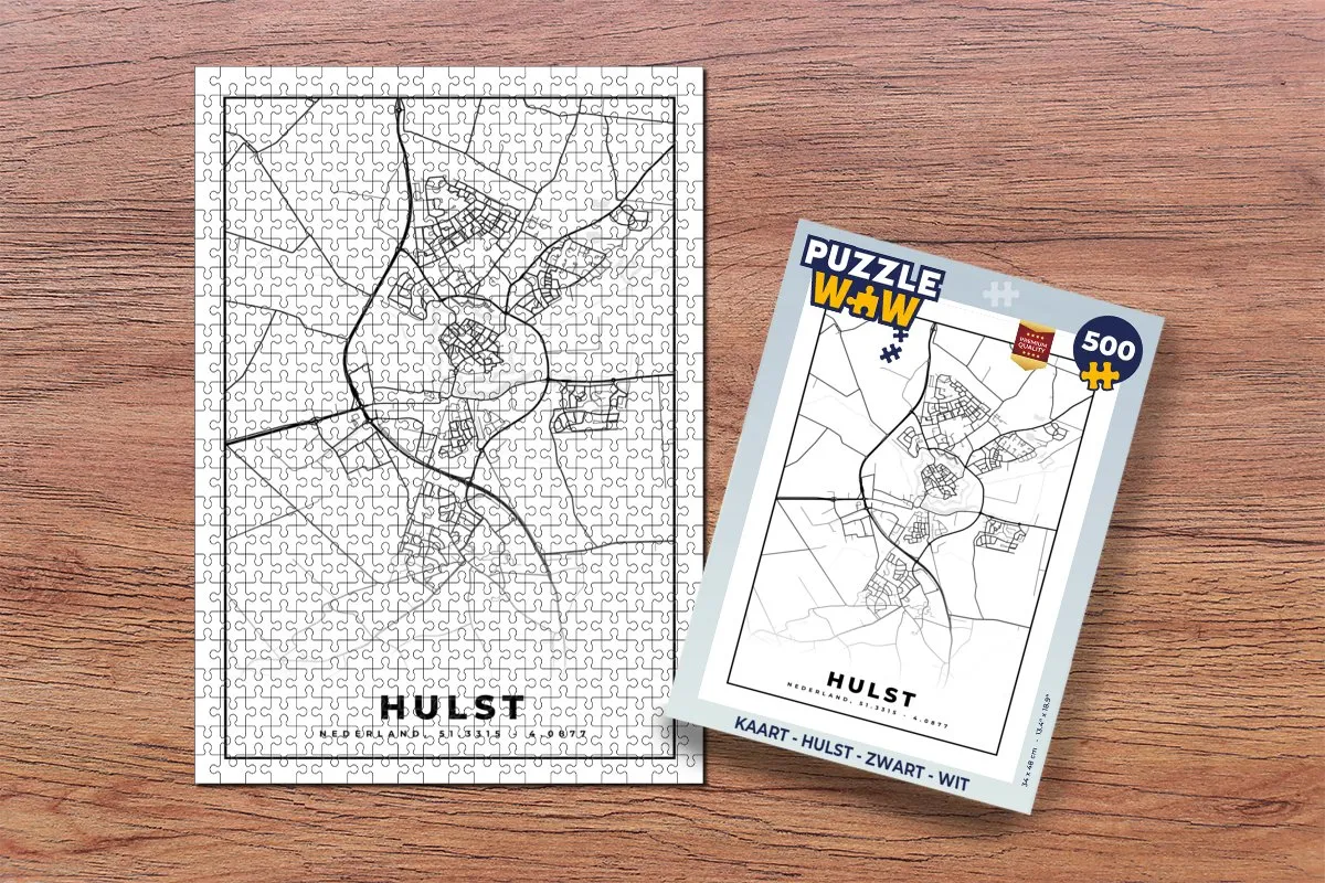 PuzzleWow Hulst Legpuzzel 500 Stuks - Multicolor