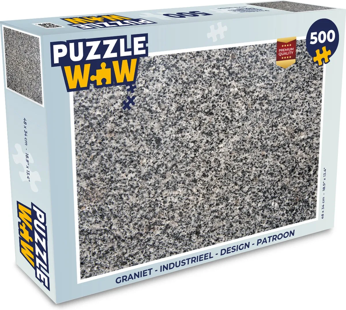 PuzzleWow Industrieel Design Legpuzzel 500 Stuks - Multicolor