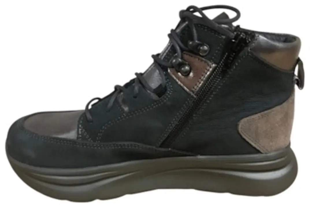 Wolky Apex Suede/Met/Nub VTR 38 - Grijs - afbeelding 3 van 5