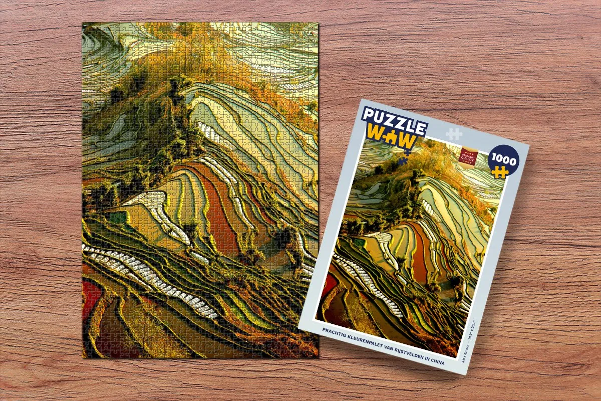 PuzzleWow Legpuzzel 1000 Stuks - Multicolor