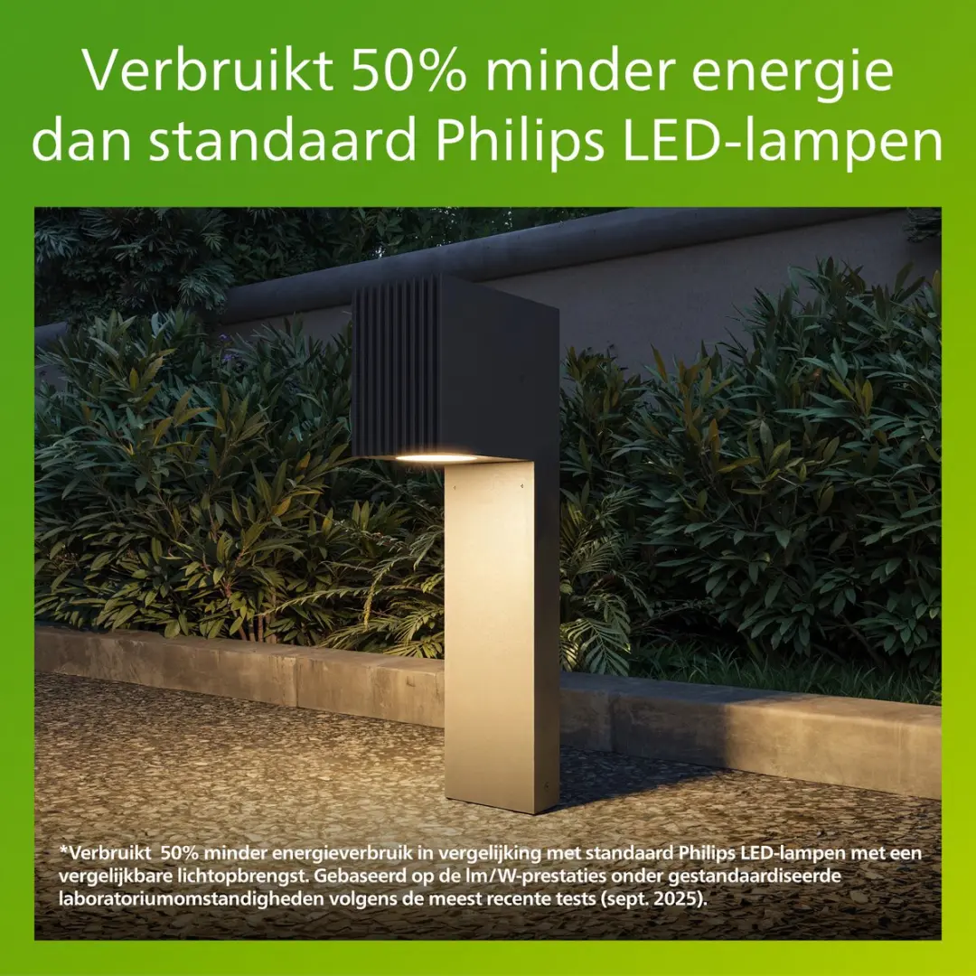 Philips Voro UltraEfficient Sokkellamp 4.3W - Antraciet - afbeelding 3 van 6