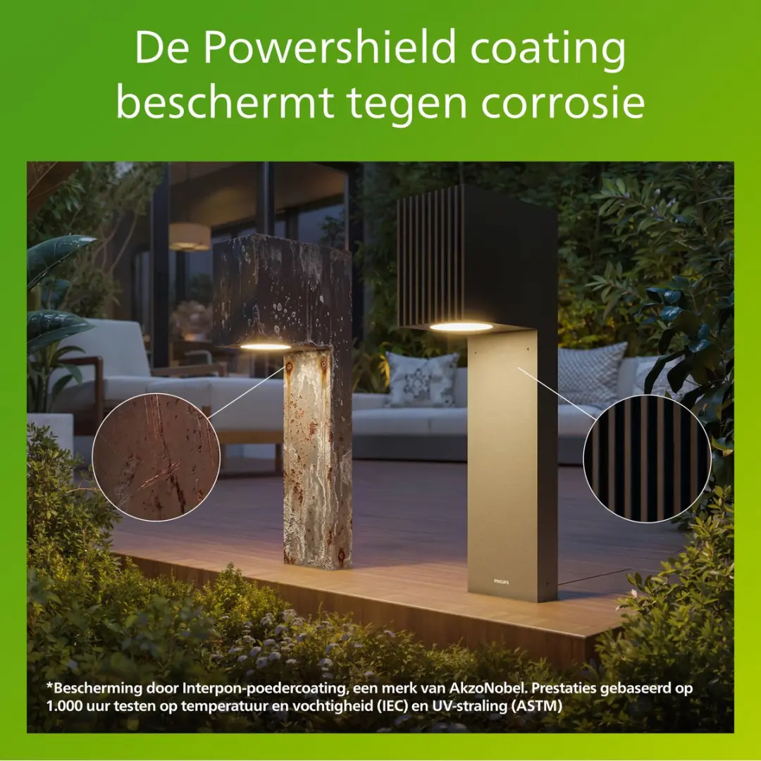 Philips Voro UltraEfficient Sokkellamp 4.3W - Antraciet - afbeelding 5 van 6