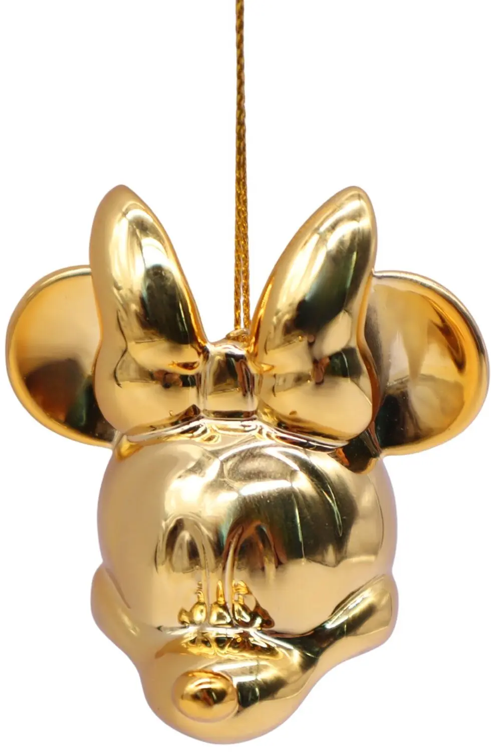 Disney Minnie Goud Hoofd Ornament 6cm