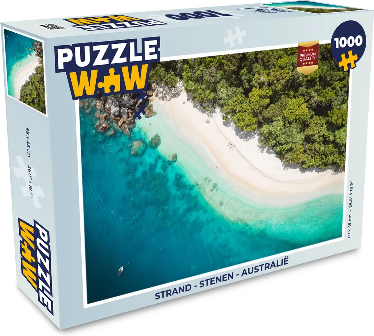PuzzleWow Australië Legpuzzel 1000 Stuks - Multicolor