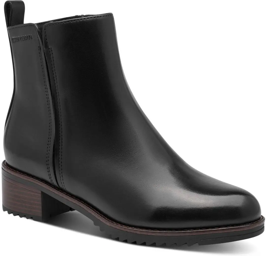 Marco Tozzi Dames Enkellaarsje 2-25382-47 001 F-breedte Maat: 36 EU