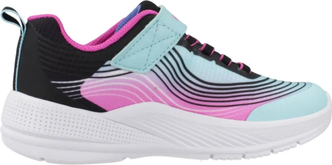 Skechers Microspec Advance Meisjes Sneakers 35 - Multicolor - afbeelding 6 van 6