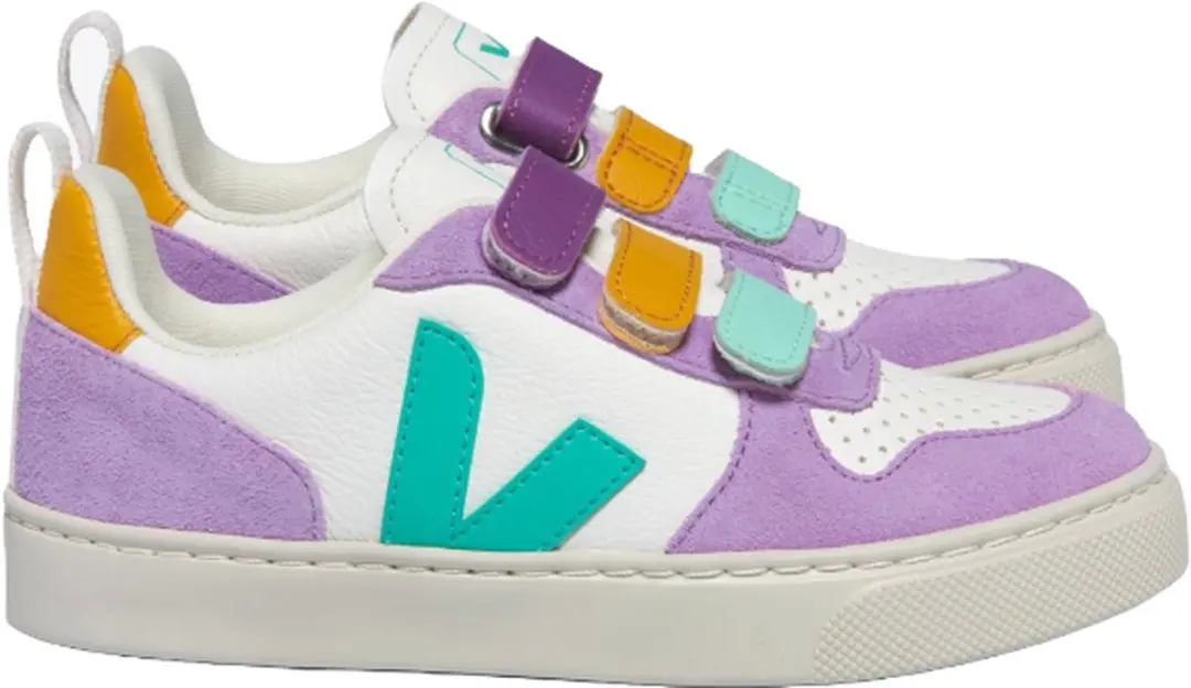 VEJA V10 LEATHER WHITE MULTICO FRESHMINT-24