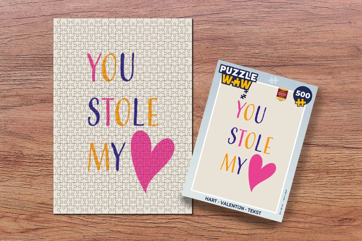 PuzzleWow Hart Valentijn Legpuzzel 500 Stuks - MPN 8721169396828