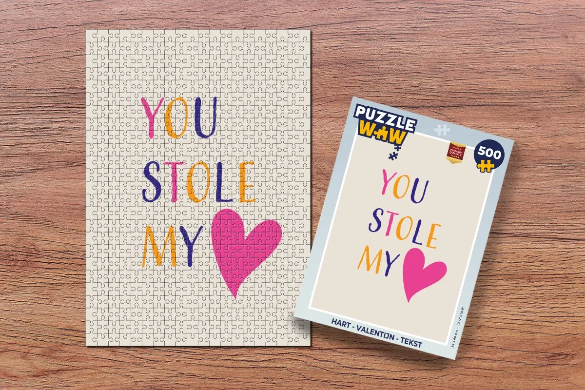 PuzzleWow Hart Valentijn Legpuzzel 500 Stuks - MPN 8721169396828