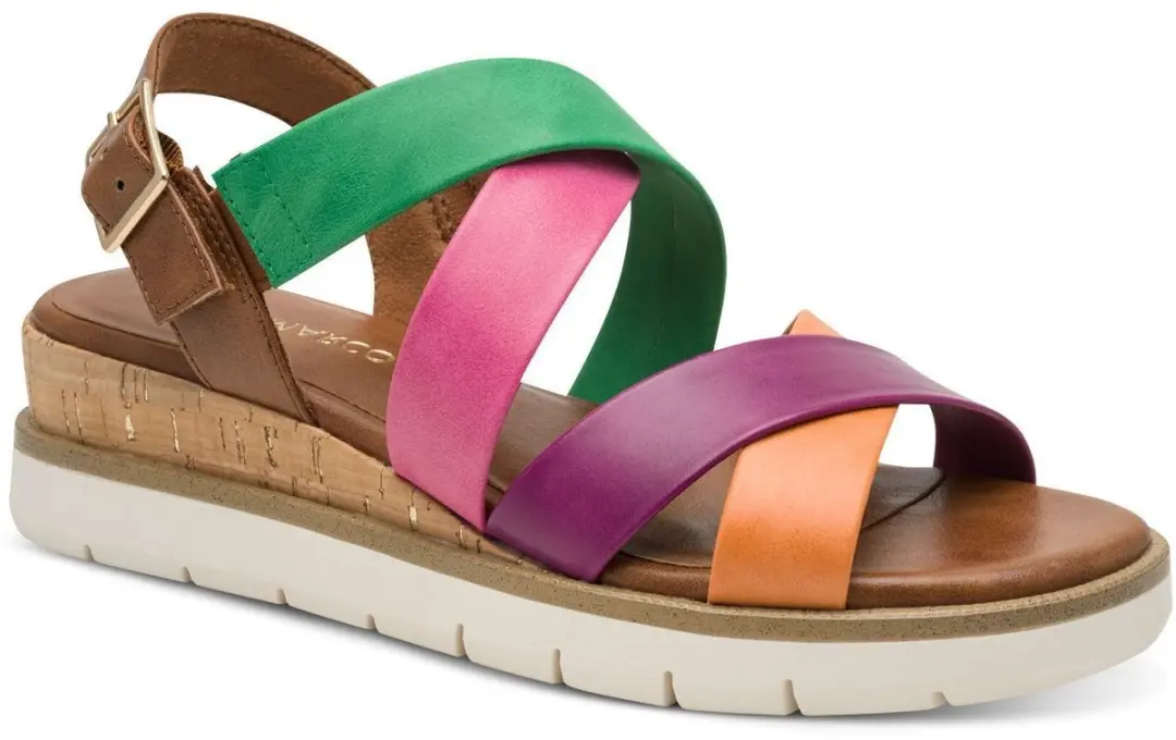 Marco Tozzi Dames Sandaaltje 2-28703-46 3A8 F-breedte Maat: 39 EU