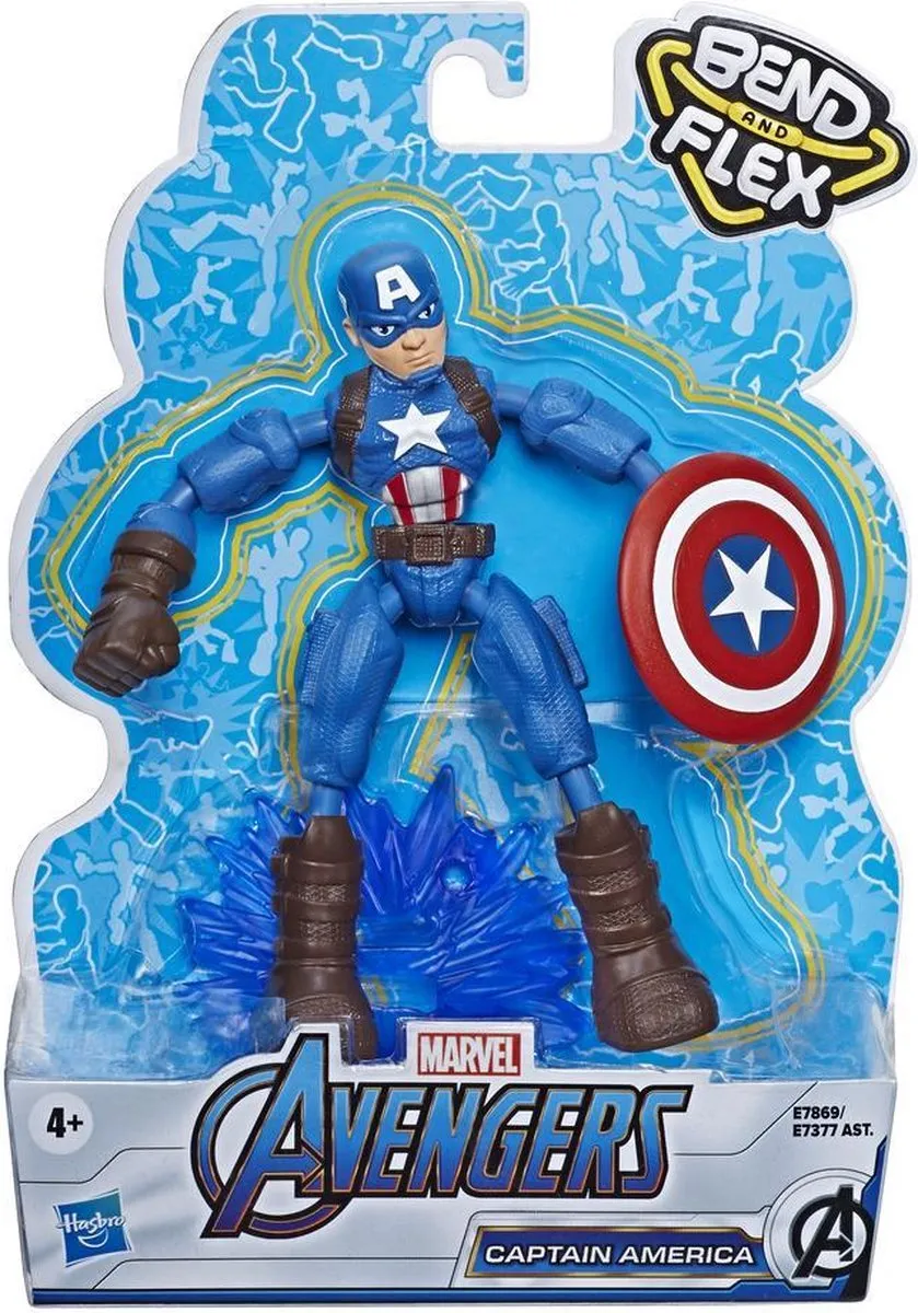 Marvel Avengers Captain America Classic Bend & Flex - E78695X2
