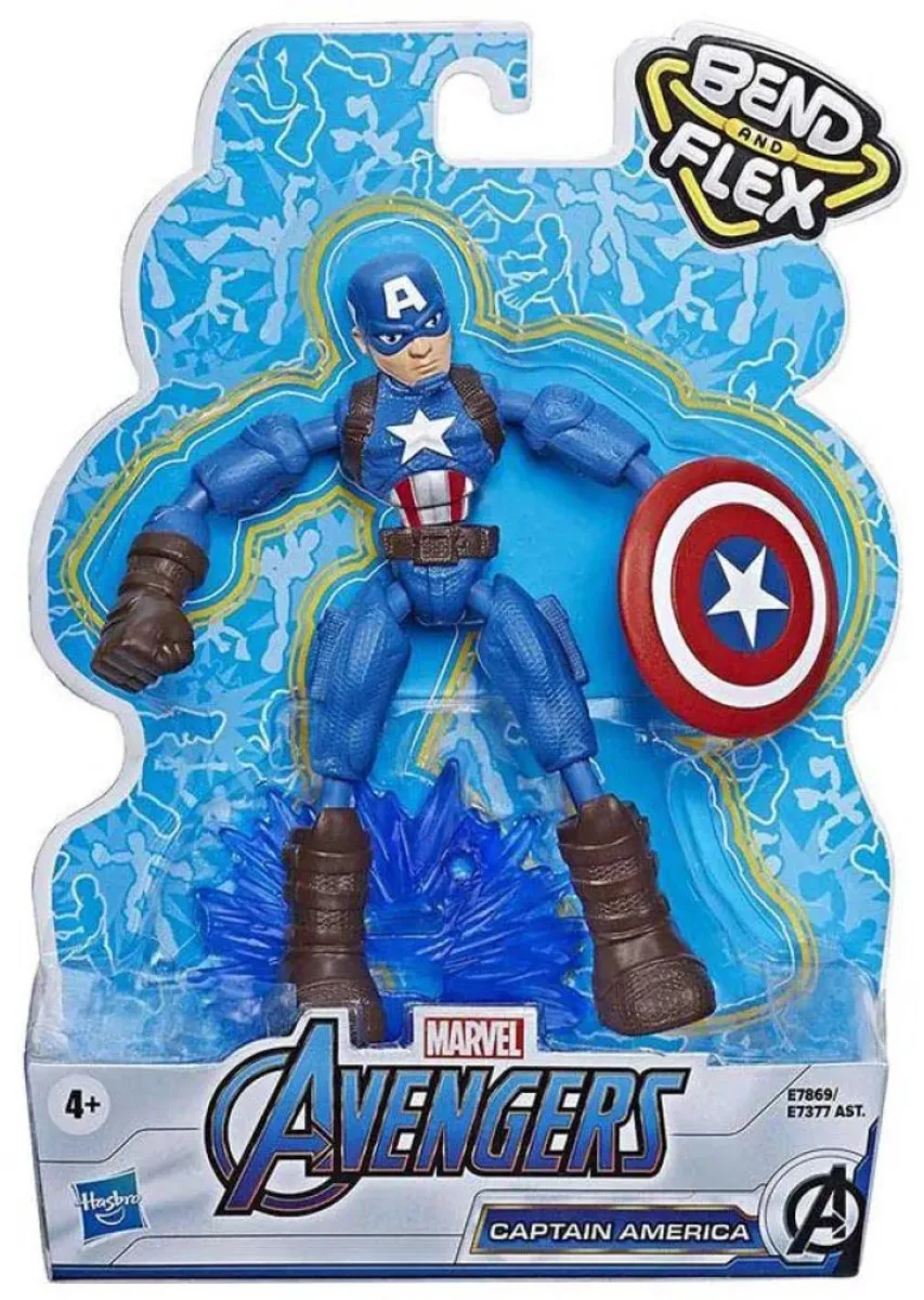 Marvel Avengers Captain America Classic Bend & Flex - E78695X2