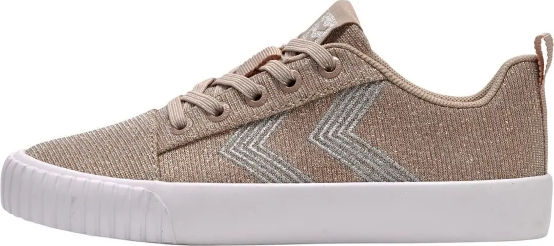 Hummel kindersneaker Base Court Point Glitter Jr. roze