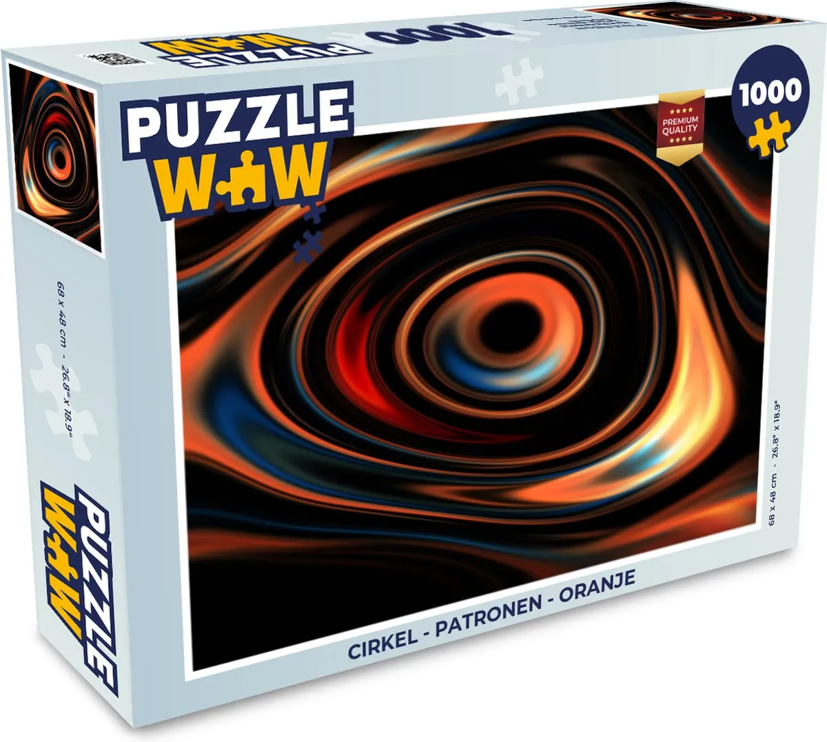 PuzzleWow Cirkel Patronen Legpuzzel 1000 Stuks