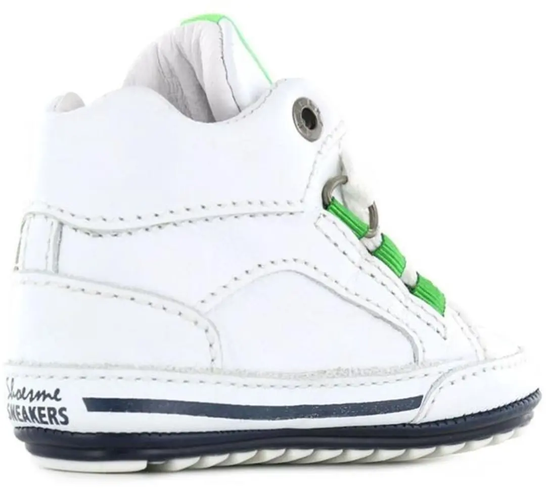 Shoesme BP21S055-A Green Nappa babyschoentjes maat 19 leer