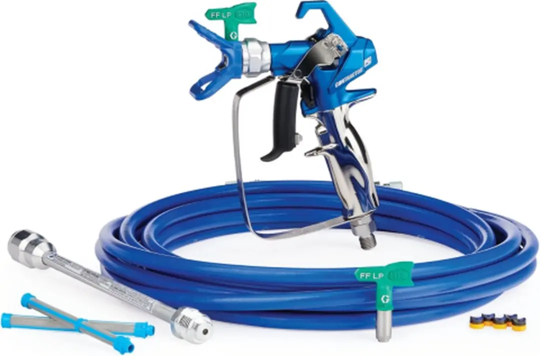 GRACO Contractor PC Pistool + 7.5 mtr. slang 3/16 + 25 cm ext. + tips en filter.