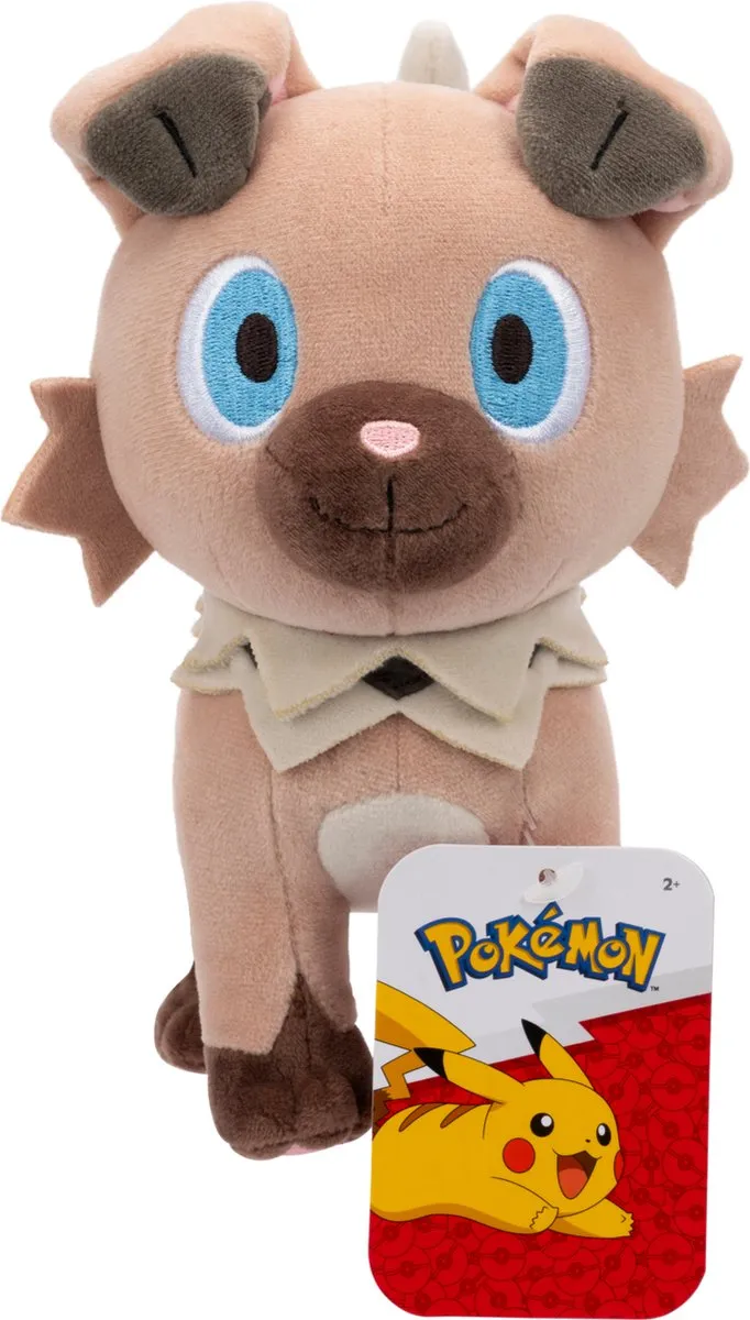 Pokémon Knuffel Rockruff 20cm - Rockruff V