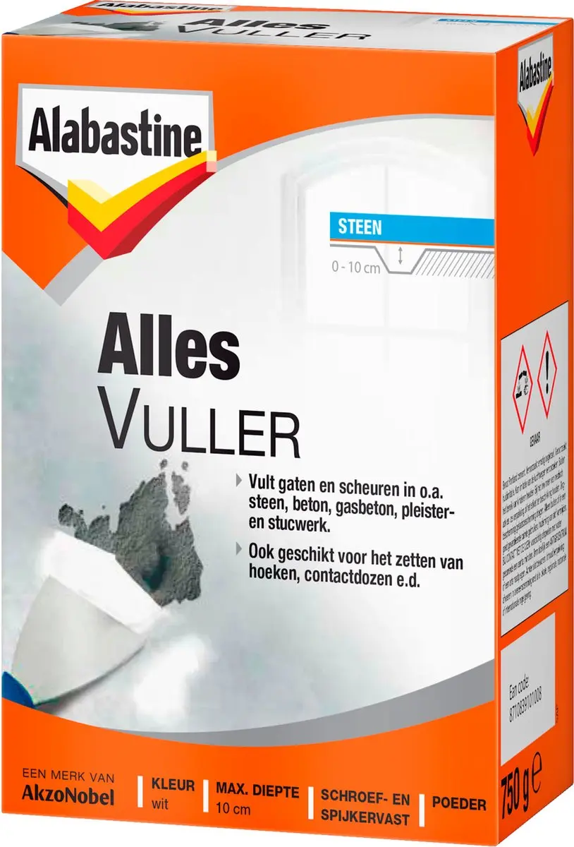 Alabastine Allesvuller Poeder Wit 750g
