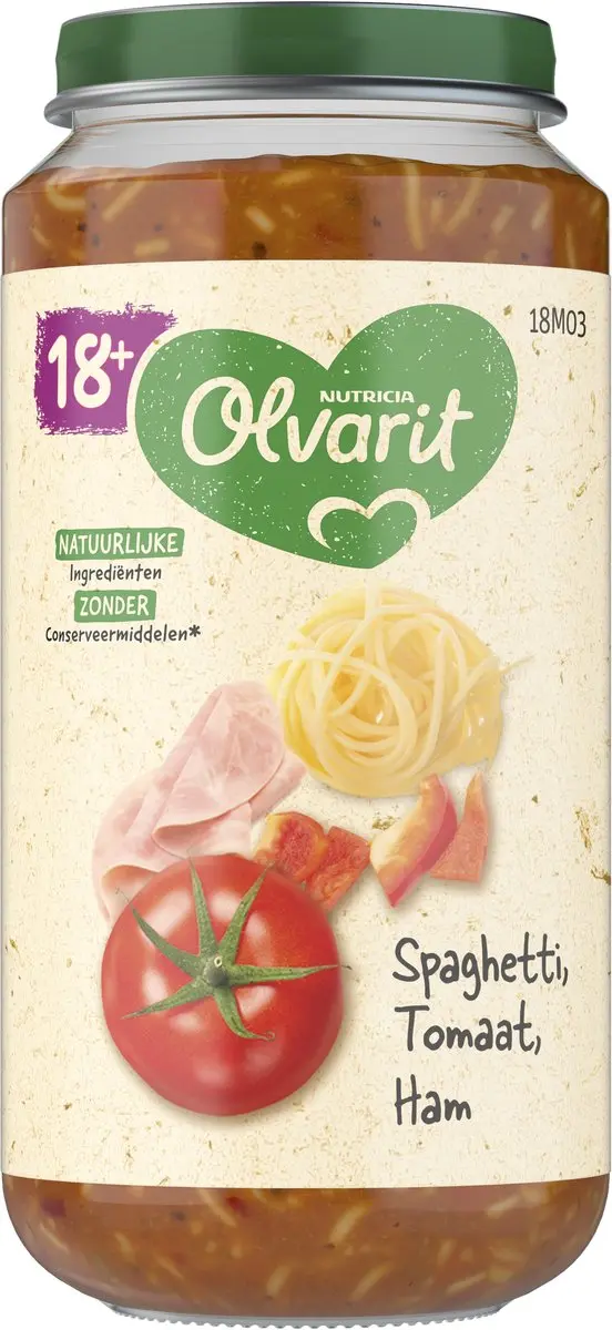 Olvarit Pasta Tomaat Ham 250g