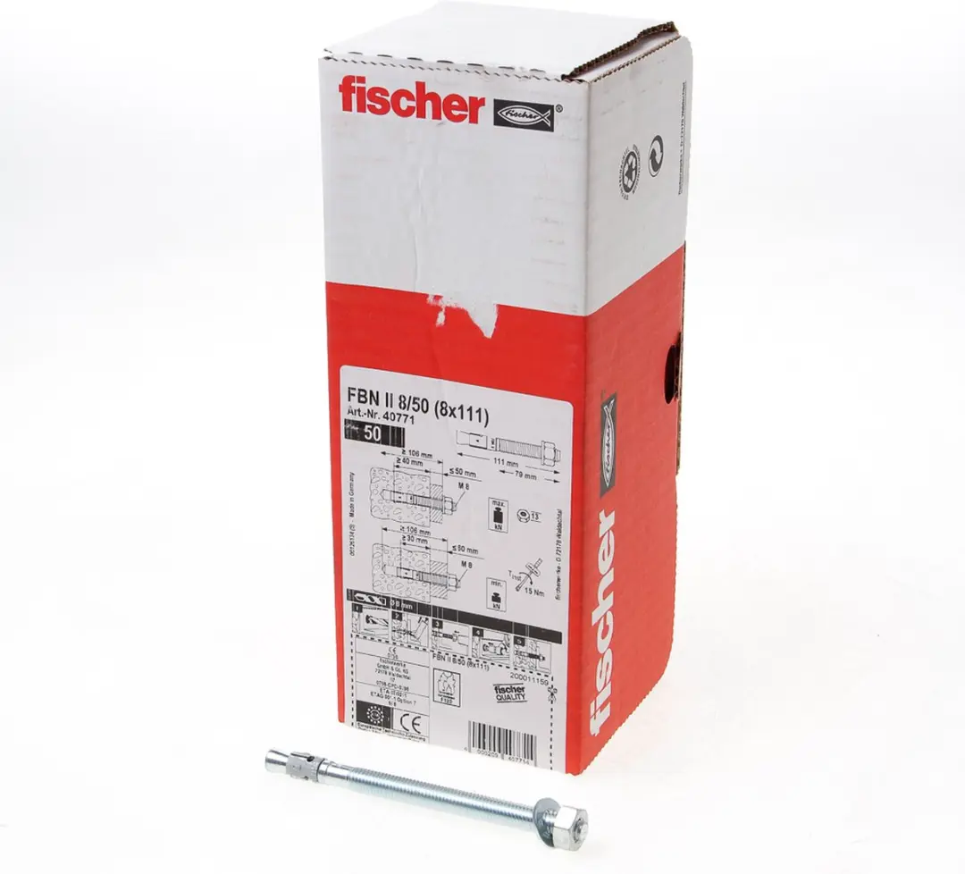 Fischer Snelbouwanker FBN II M8 x 111mm