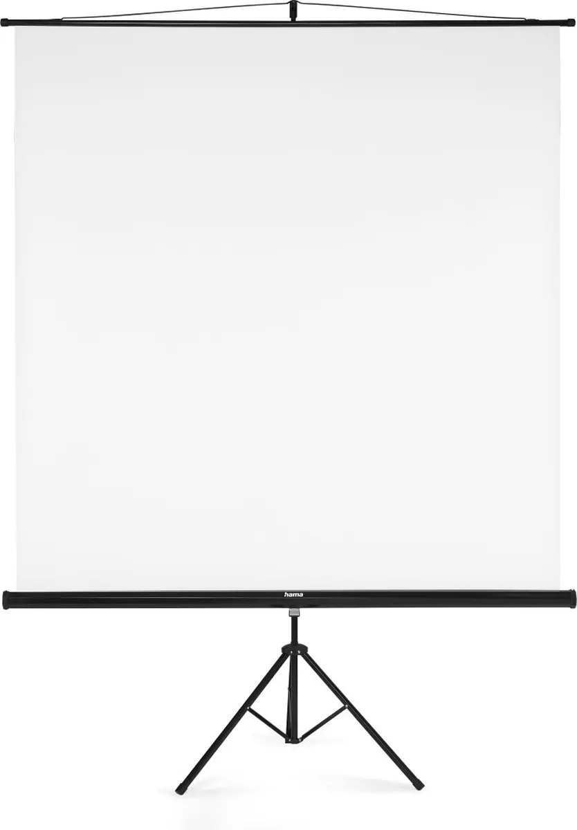 Hama Scherm met statief, 180 x 180 cm, 2in1, mobiele set, telescopische buis, wi