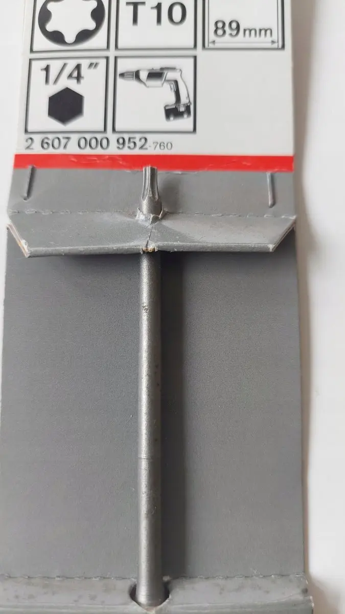 Bosch Torx T10 Bit 89mm 1/4''