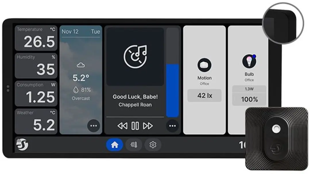 Shelly Wall Display X2 BLU H&T Black