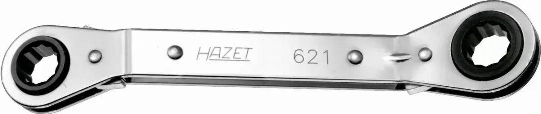Hazet Ringsleutel 10x11mm, 25° Gebogen, Ratelmechanisme