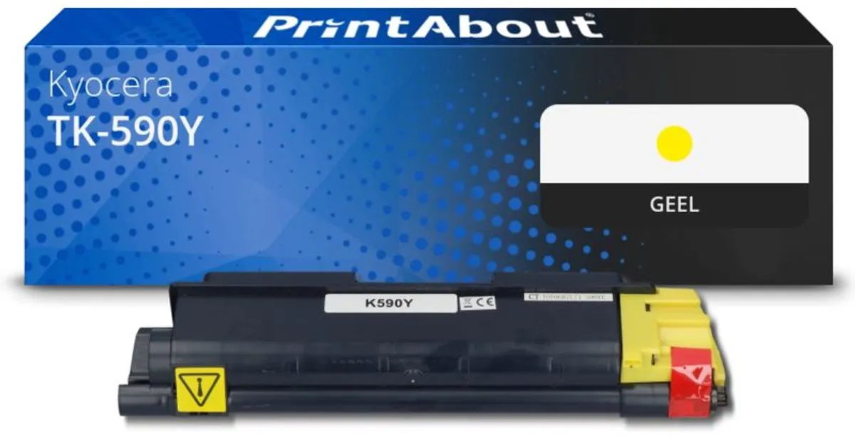 PrintAbout Kyocera TK-590Y Toner Geel