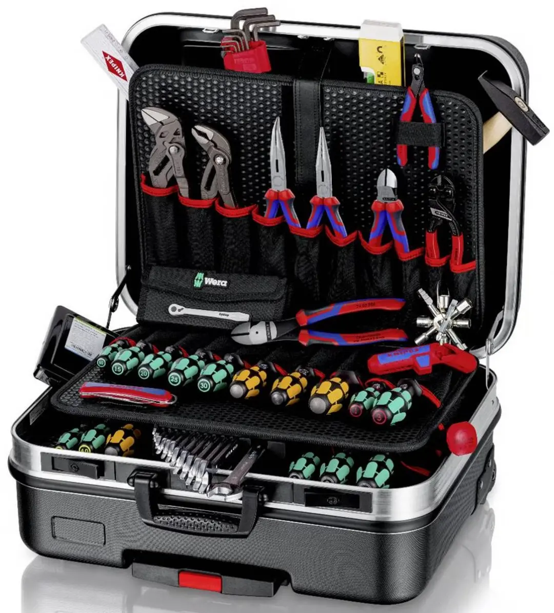 Knipex Gereedschapskoffer 430x280x515mm - TwinKey Schakelkastsleutel - afbeelding 3 van 6