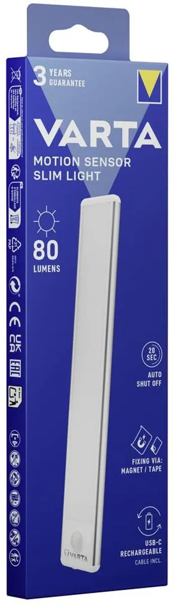 Varta Motion Sensor Slim Light 17624101111 - Wit - afbeelding 2 van 4