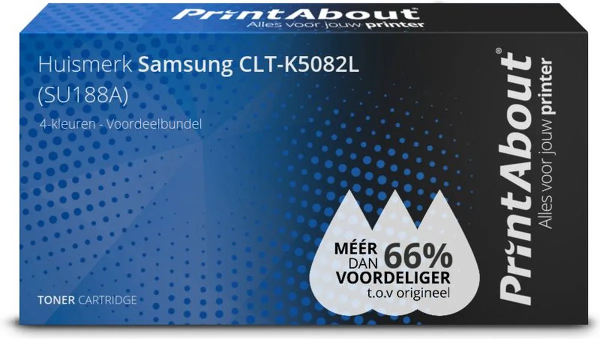 PrintAbout CLT-K5082L-PA2 Toner 4-kleuren