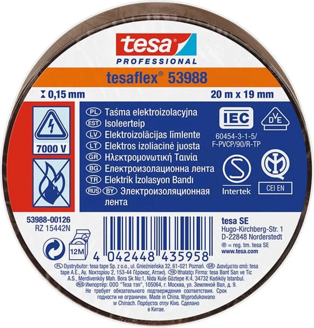 Tesa Isolatietape 19mm