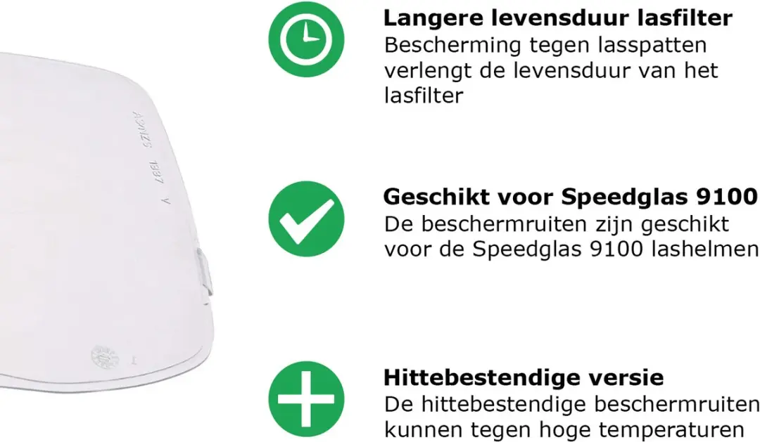 3M Speedglas 9100/G5-01 Beschermruiten - 10 Stuks - afbeelding 4 van 6
