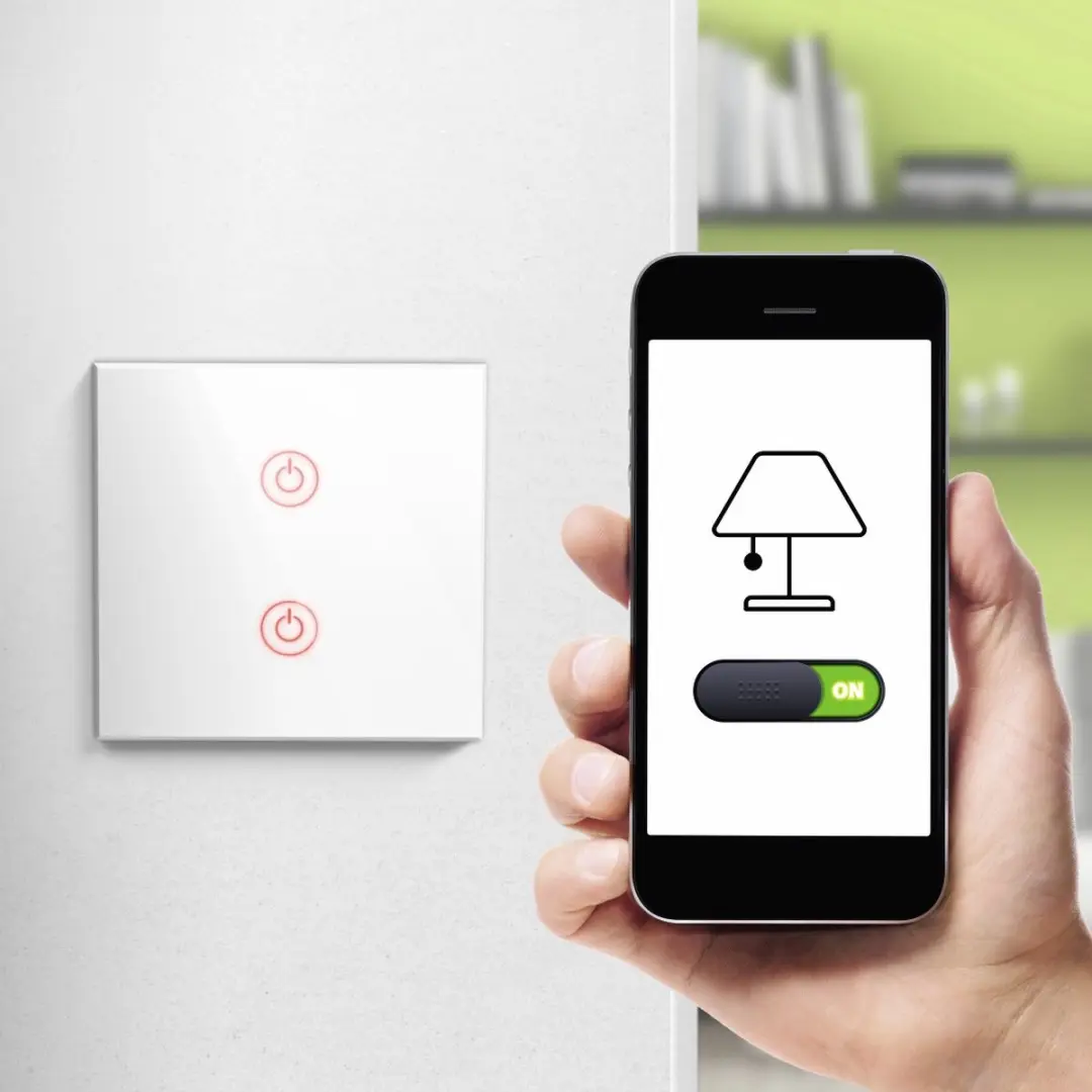 Hama Wifi-touch Wandschakelaar 1000W - Wit - afbeelding 2 van 6