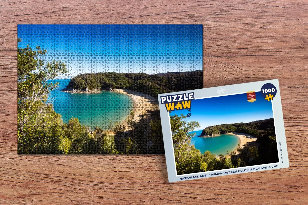 PuzzleWow Abel Tasman Legpuzzel 1000 Stuks - Multicolor