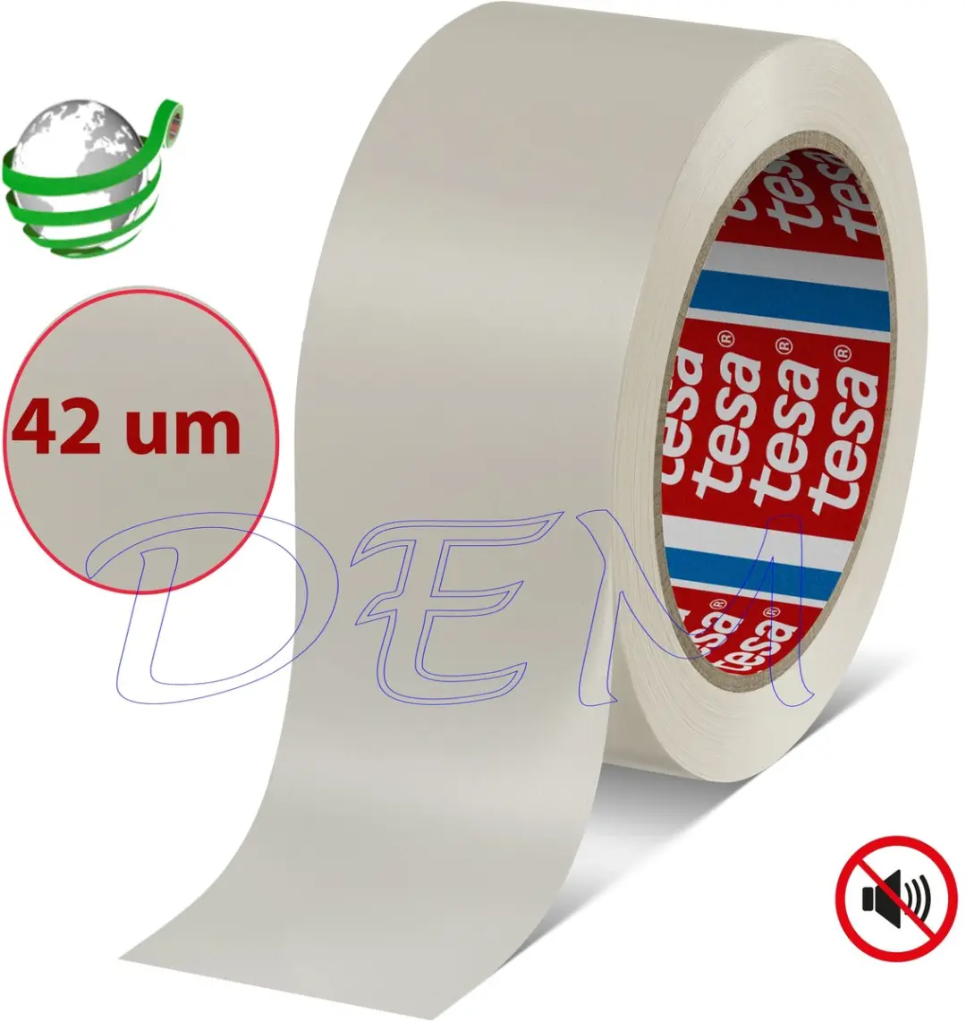 Tesa 60416 Pakband PET Wit 50mm x 100m
