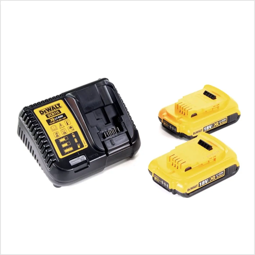 DeWalt DCP 580 D2 Accuschaafmachine 18V - 2x 2.0Ah + Lader + TSTAK - afbeelding 5 van 6