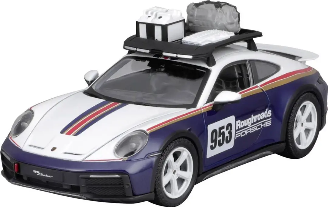 Bburago Porsche 911 Dakar 1:24 Auto - afbeelding 6 van 6